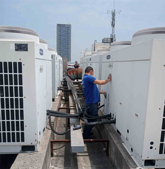 通辽中央空调制热和不制冷系统维修方法